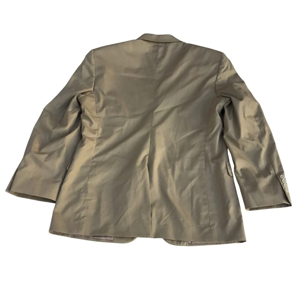 Jos. A. Bank Gordon Mens 41 RG Tan Cotton Blend 2-Button‎ Blazer Sport Coat